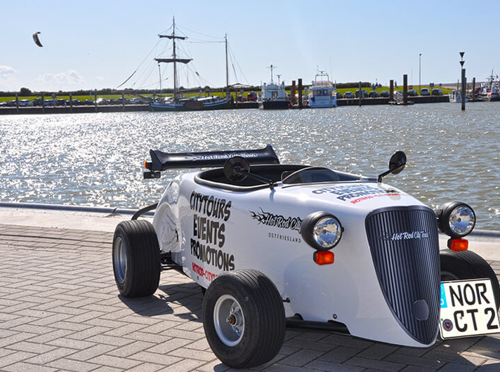 HotRod in Norddeich am Hafen